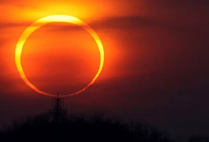 cuándo y dónde ver eclipse en Colombia