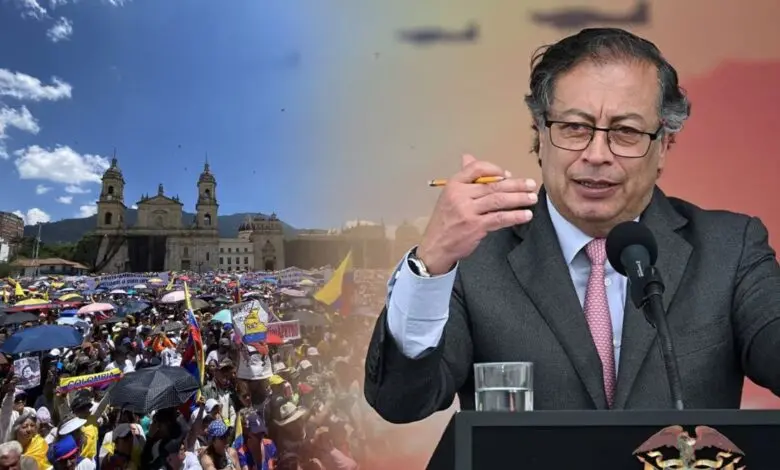 Gustavo Petro habla sobre marchas