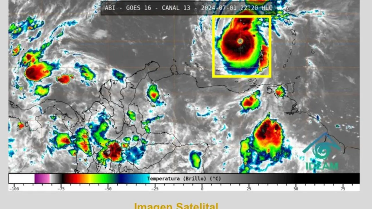 HURACÁN BERYL QUE SE CONVIRTIÓ EN CATEGORÍA 5