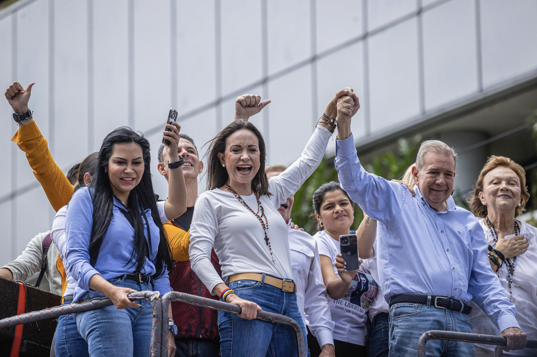 Costa Rica ofrece asilo a los venezolanos María Corina Machado y Edmundo González