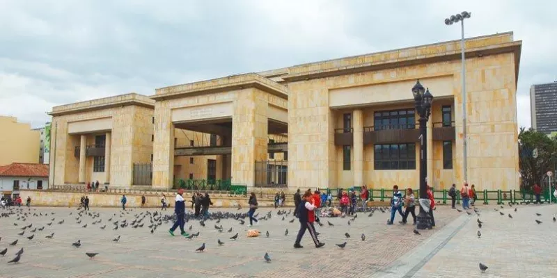 Magistrados en el Palacio de Justicia