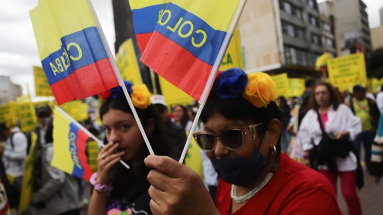 marchas en Colombia